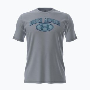 Tricou de antrenament pentru bărbați Under Armour WM Locker Tag mod gray/blue haze