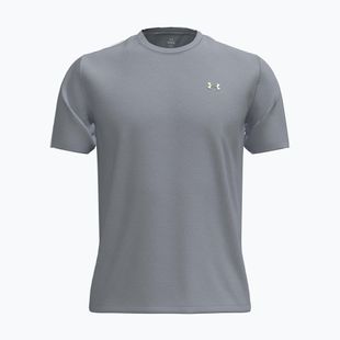 Tricou de antrenament pentru bărbați Under Armour Tech Taping mod gray/black/lumos lime