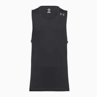 Tricou de alergare pentru bărbați Under Armour Velociti Pro Singlet black/black/metallic silver