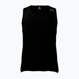 Tricou de alergare pentru bărbați Under Armour Velociti Pro Singlet black/black/metallic silver