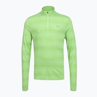 Bluză de alergare pentru bărbați Under Armour Velociti 1/4 Zip lumos lime/white