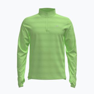 Bluză de alergare pentru bărbați Under Armour Velociti 1/4 Zip lumos lime/white