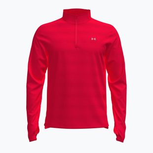 Bluză de alergare pentru bărbați Under Armour Velociti 1/4 Zip lumos lime/mod gray