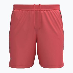Pantaloni scurți de alergare pentru bărbați Under Armour Launch 7" electric tangerine/black/green mode