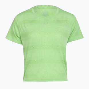 Tricou de alergare pentru femei Under Armour Velociti lumos lime/white