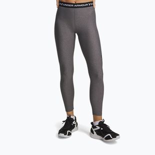 Colanți de antrenament pentru femei Under Armour HeatGear charcoal light heather/black