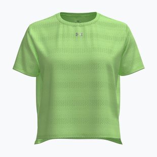 Tricou de alergare pentru femei Under Armour Velociti lumos lime/white