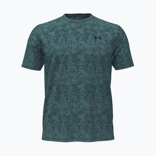 Tricou de antrenament pentru bărbați Under Armour Tech Tee Pixelate rack green/black