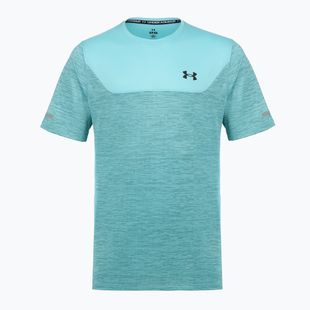 Tricou de antrenament pentru bărbați Under Armour Tech Utility blue haze/black