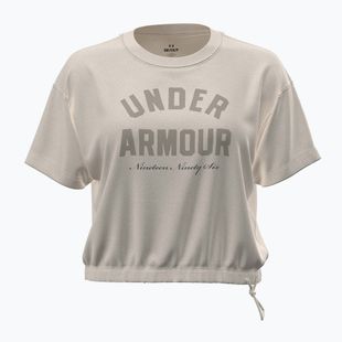 Tricou de antrenament pentru femei Under Armour Bungee Hem Tee summit white/khaki base