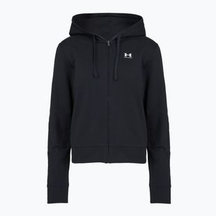 Bluză pentru femei Under Armour Sport Terry FZ black/white