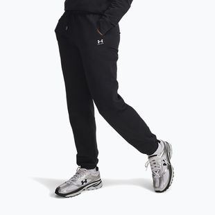 Pantaloni pentru femei Under Armour Sport Terry Jogger black/white