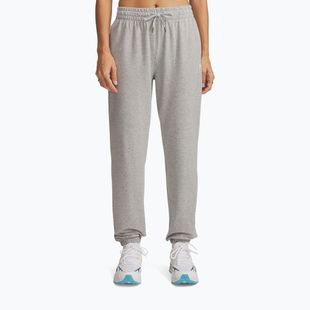 Pantaloni pentru femei Under Armour Sport Terry Jogger Mod gray light heather/white