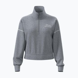 Bluză pentru femei Under Armour Rival Fleece Script HZ Mod Gray Light Heather/White