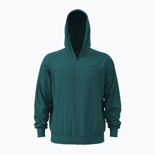 Bluză pentru bărbați Under Armour Rival LW FZ rack green/black