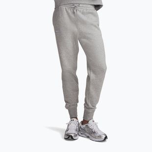 Pantaloni pentru femei Under Armour Icon Fleece Jogger mod gray light heather/white