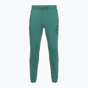 Pantaloni pentru bărbați Under Armour Rival LW Graphic Jogger rack green/black