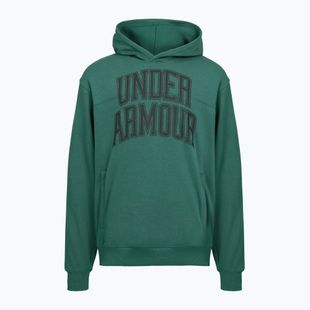 Bluză pentru bărbați Under Armour Rival LW Graphic Hoodie rack green/black