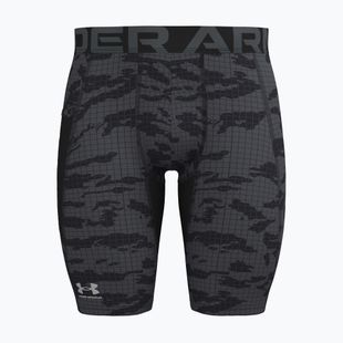 Pantaloni scurți de antrenament pentru bărbați Under Armour HG Printed Long Short black/castlerock/white