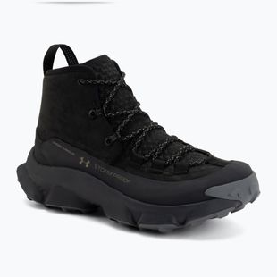 Încălțăminte de trekking pentru bărbați Under Armour Charged Expanse Mid LTHR WP Black/Anthracite/Bayou