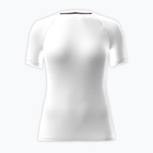 Tricou de antrenament pentru femei Under Armour HG Authentics Comp SS white/halo gray