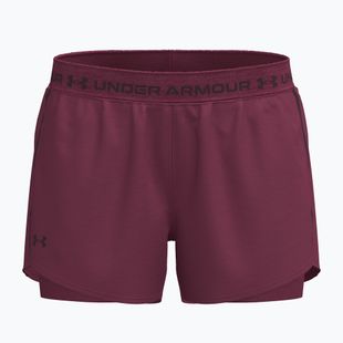Pantaloni scurți de antrenament pentru femei Under Armour Tech Play Up 2IN1 Shorts claret/claret/ox blood