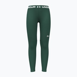 Colanți pentru copii Under Armour HeatGear Leggings campus ivy/white