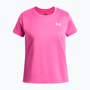 Tricou de antrenament pentru copii Under Armour Tech SSC SS pink frenzy/white