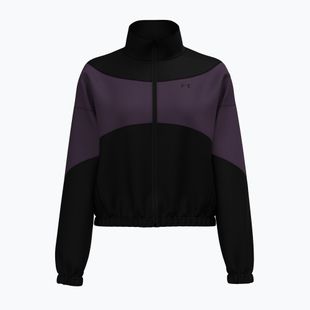 Geacă de antrenament pentru femei Under Armour Rival Woven black/purple echo/black