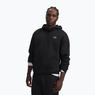 Bluză pentru bărbați Under Armour Rival Fleece Hoodie ultimate black/white