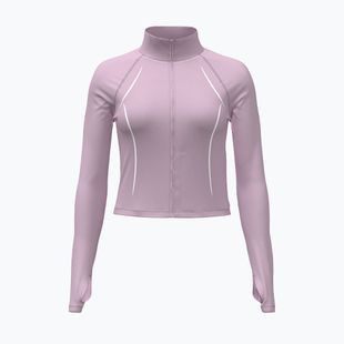Bluză de antrenament pentru femei Under Armour Meridian Contour Full Zip mauve pink/white/mauve pink