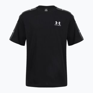 Tricou pentru bărbați Under Armour Icon HWT Tee Taped SS ultimate black/white