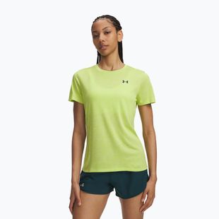 Tricou de antrenament pentru femei Under Armour Tech Twist green citrine/arden green