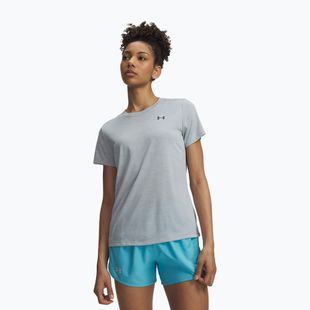 Tricou de antrenament pentru femei Under Armour Tech Twist blue fog/downpour gray