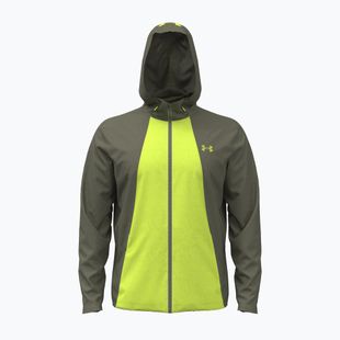 Geacă de antrenament pentru bărbați Under Armour Tech Utility Woven Jacket marine od green/green citrine/green citrine
