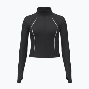 Bluză de antrenament pentru femei Under Armour Meridian Contour Full Zip ultimate black/white/ultimate black