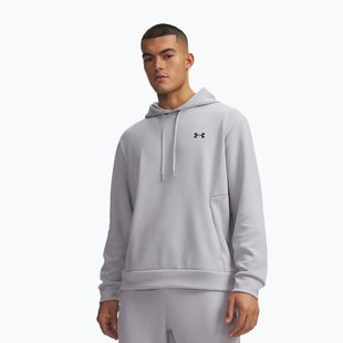 Bluză pentru bărbați Under Armour Flex Fleece Hoodie mod gray/black