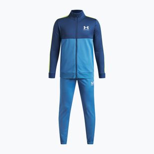 Trening pentru copii Under Armour Rival Cb Knit Track Suit aegean blue/blackout navy/white