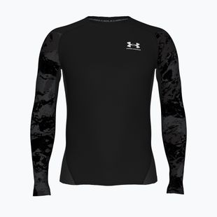 Longsleeve de antrenament pentru bărbați Under Armour HG Armour Comp ultimate black/white