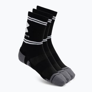 Șosete Under Armour Perf Tech Nov Crew 3 pack ultimate black/ultimate black/white