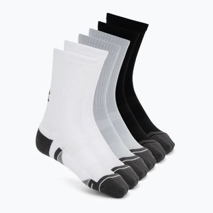Șosete Under Armour Perf Tech Crew 6 pack mod gray/mod gray/jet gray