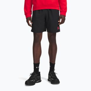 Pantaloni scurți de antrenament pentru bărbați Under Armour Tech Sport black/racer red/racer red
