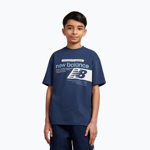Tricou pentru copii New Balance Authentic Brand Players Graphic Tee nb navy