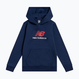 Bluză pentru copii New Balance BB Stacked Logo Hoodie nb navy