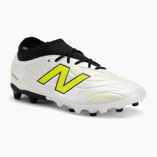 Ghete de fotbal pentru copii New Balance Tekela Team Low JR FG albe