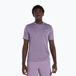 Tricou pentru bărbați New Balance Athletics Run candied violet heather