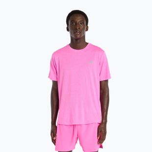 Tricou pentru bărbați New Balance Athletics Run pink heat heather