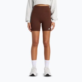 Pantaloni scurți pentru femei New Balance Harmony High Rise pumpernickel