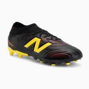 Încălțăminte de fotbal pentru copii New Balance Tekela Team V5 black 100/punch yellow/fire cracker