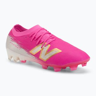 Ghete de fotbal New Balance Furon Elite V8 SG pink heat/sea salt/gold metallic